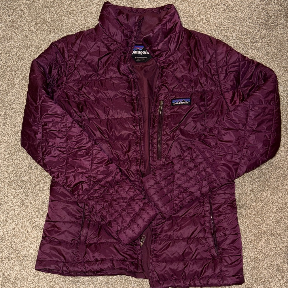 Patagonia Women's Purple Puffer Jacket